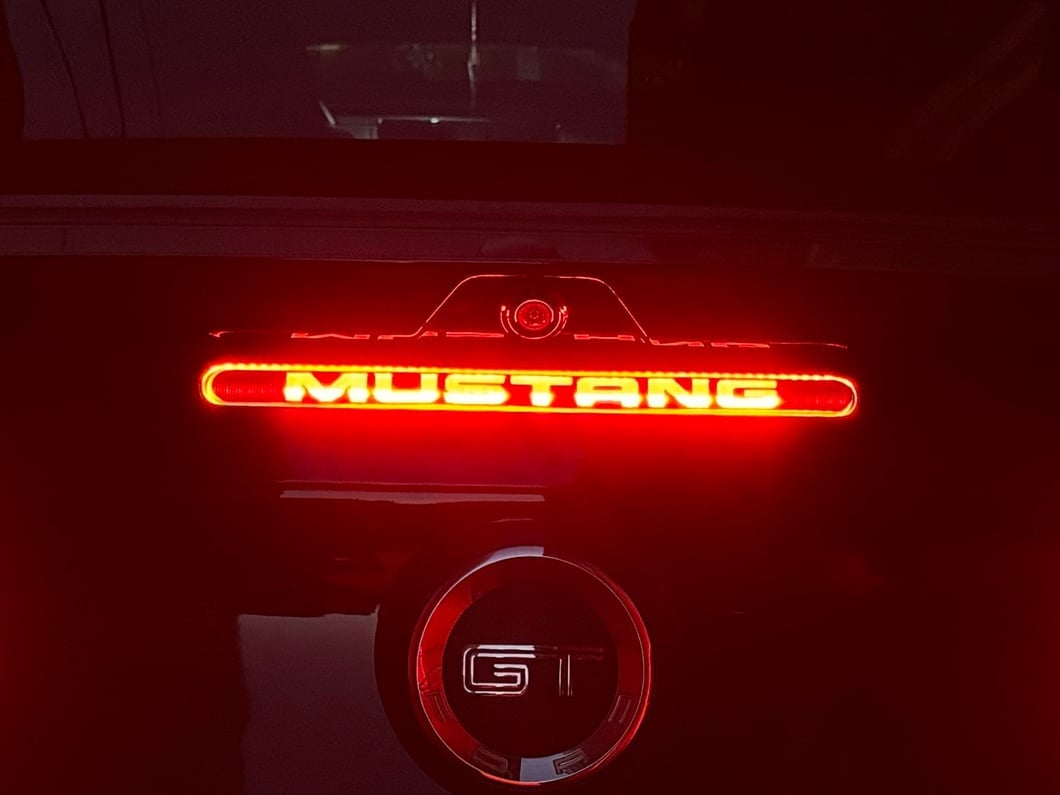 Raxiom Axial Series LED Third Brake Light; Red Lens (10-14 Mustang)