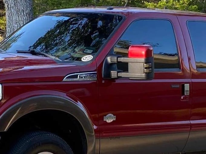 Raxiom Axial Series LED Sequential Switchback Side Mirror Marker Lamps; Smoked (11-16 F-250 Super Duty)