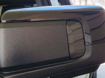 Raxiom Axial Series LED Mirror Lights; Smoked (19-25 Silverado 1500)