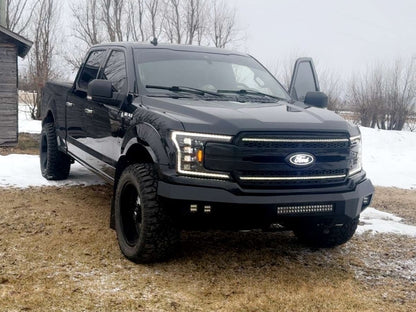 Raxiom CXR Series V2 LED Headlights; Black Housing; Clear Lens (18-20 F-150, Excluding Raptor)