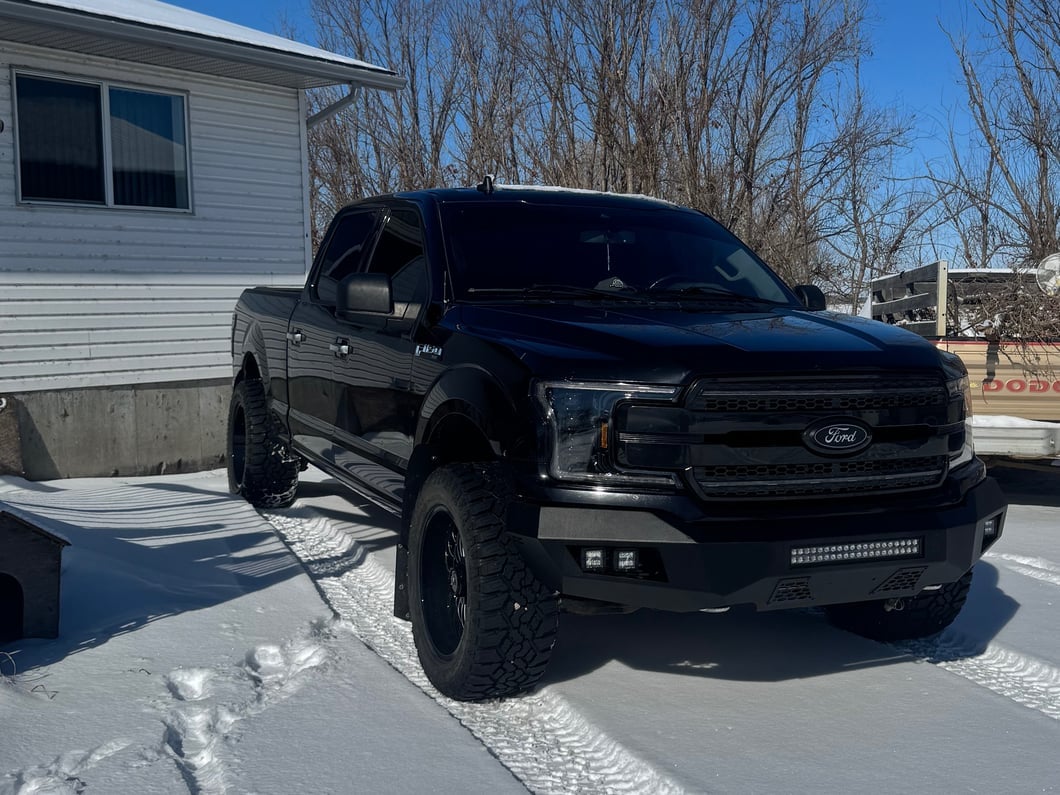 Raxiom CXR Series V2 LED Headlights; Black Housing; Clear Lens (18-20 F-150, Excluding Raptor)