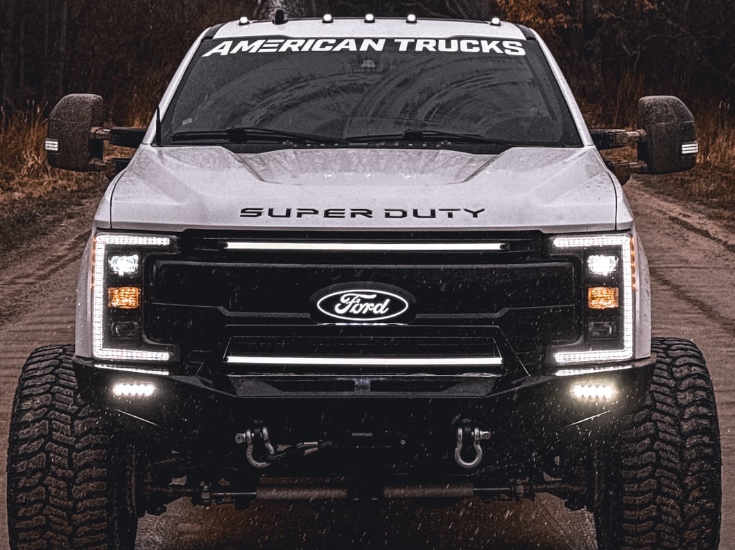 Raxiom Axial Series LED Side Mirror Turn Signal Lights; Smoked (17-22 F-250 Super Duty w/ Factory Towing Mirrors)