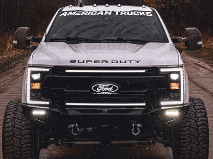 Raxiom Axial Series LED Side Mirror Turn Signal Lights; Smoked (17-22 F-250 Super Duty w/ Factory Towing Mirrors)