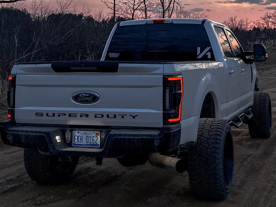 Raxiom Axial Series LED Side Mirror Turn Signal Lights; Smoked (17-22 F-250 Super Duty w/ Factory Towing Mirrors)