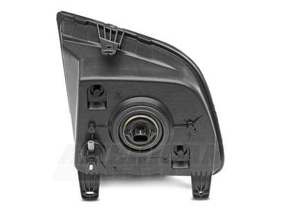 Raxiom Axial Series Stock Replacement Headlights; Black Housing; Clear Lens (05-09 Mustang w/ Factory Halogen Headlights, Excluding GT500)