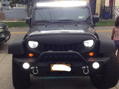 Raxiom 50-Inch LED Light Bar Windshield Mount (07-18 Jeep Wrangler JK)
