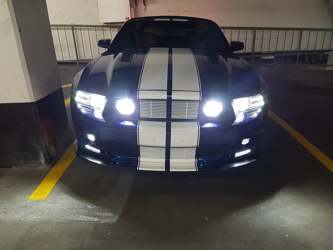 Raxiom Lower Valance Fog Lights (13-14 Mustang GT)