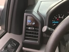 Raxiom Vent Integrated OBD2 Multi-Gauge without Vent Housing (15-20 F-150)