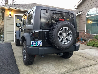 Raxiom LED Tail Lights; Black Housing; Smoked Lens (07-18 Jeep Wrangler JK)