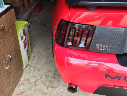 Raxiom Icon LED Tail Lights and Sequential Tail Light Kit; Black Housing; Smoked Lens (99-04 Mustang, Excluding 99-01 Cobra)