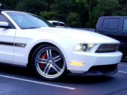 Raxiom Axial Series LED Side and Quarter Marker Lights; Clear (10-14 Mustang)