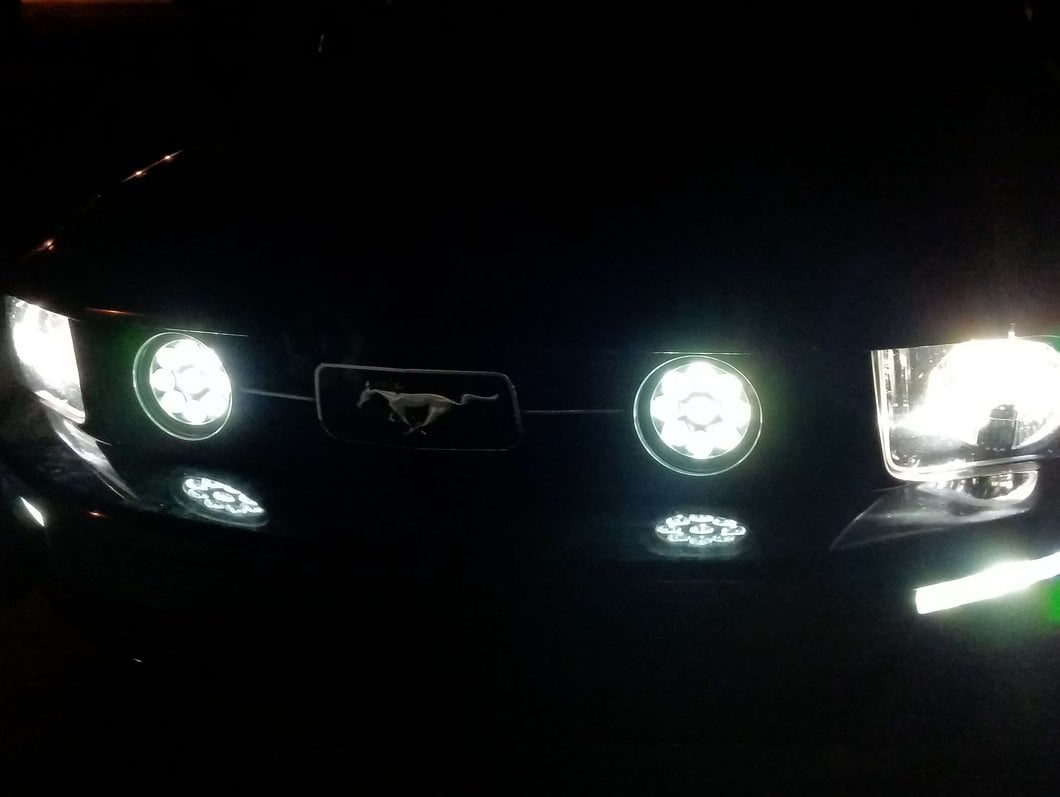 Raxiom LED Fog Lights; Clear (05-12 Mustang GT)