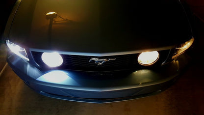 Raxiom Axial Series 1400 Lumen LED Fog Light Conversion Kit; H10 (03-04 Mustang Cobra; 05-12 Mustang GT)