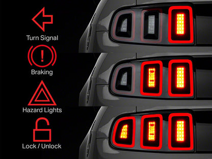 Raxiom Tail Light Sequencer; Plug-and-Play (10-23 Mustang)