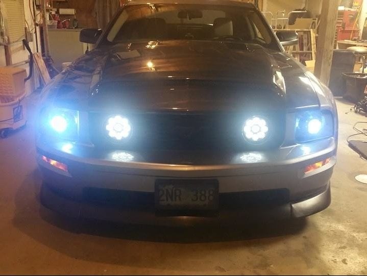 Raxiom LED Fog Lights; Smoked (05-12 Mustang GT)