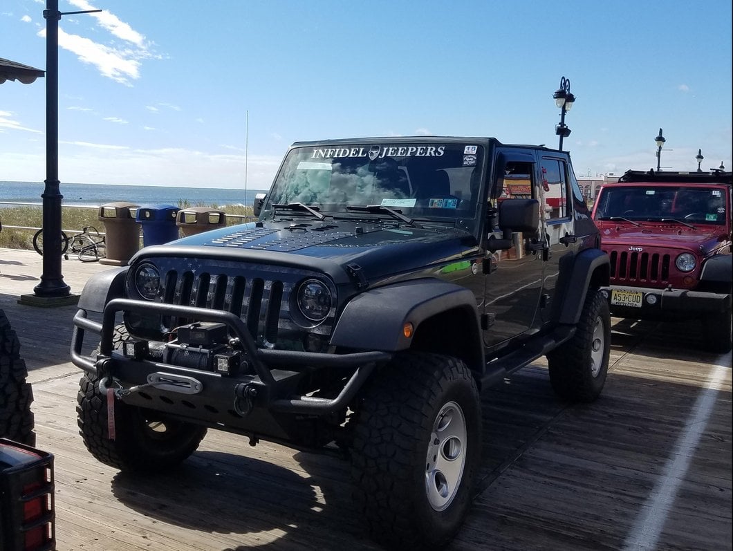 Raxiom Axial Series LED Amber Turn Signals; Smoked (07-18 Jeep Wrangler JK)