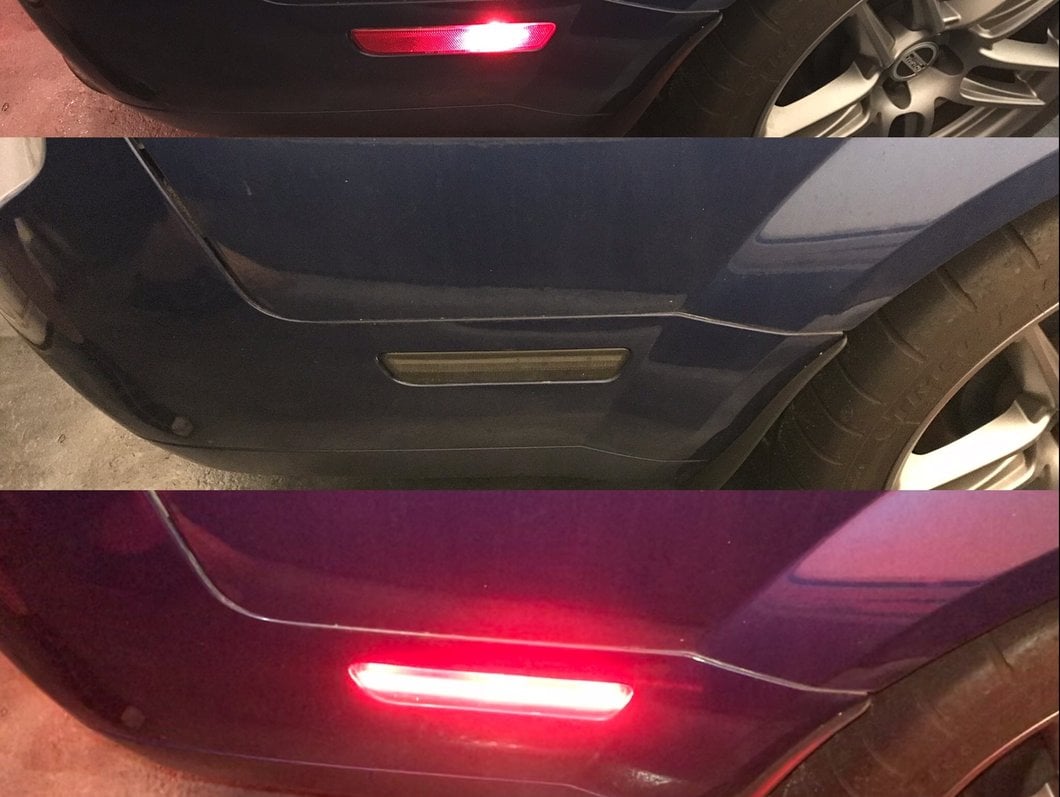 Raxiom Axial Series LED Side Markers; Smoked (05-09 Mustang)
