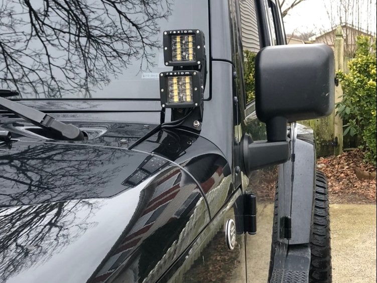 Raxiom 3-Inch 8-LED Cube Light; Combo Beam (Universal; Some Adaptation May Be Required)