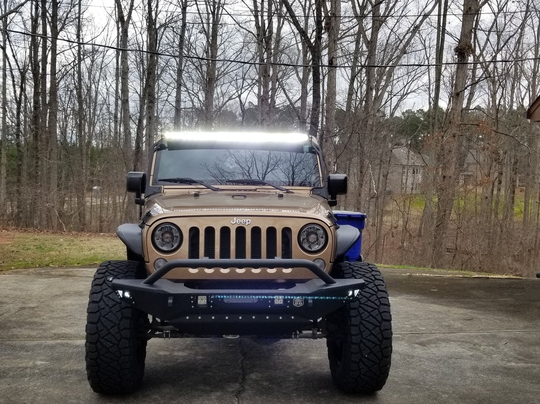 Raxiom 50-Inch Slim Straight LED Light Bar; Flood/Spot Combo Beam (Universal; Some Adaptation May Be Required)