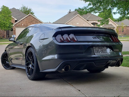 Raxiom Axial Series LED Side Marker Lights; Rear; Smoked (15-23 Mustang)