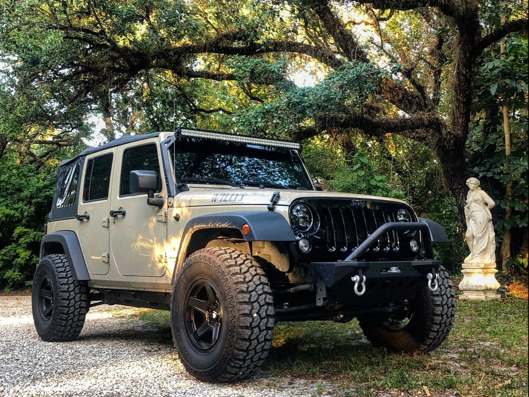Raxiom Axial Series 50-Inch Dual Row LED Light Bar; Combo Beam (Universal; Some Adaptation May Be Required)