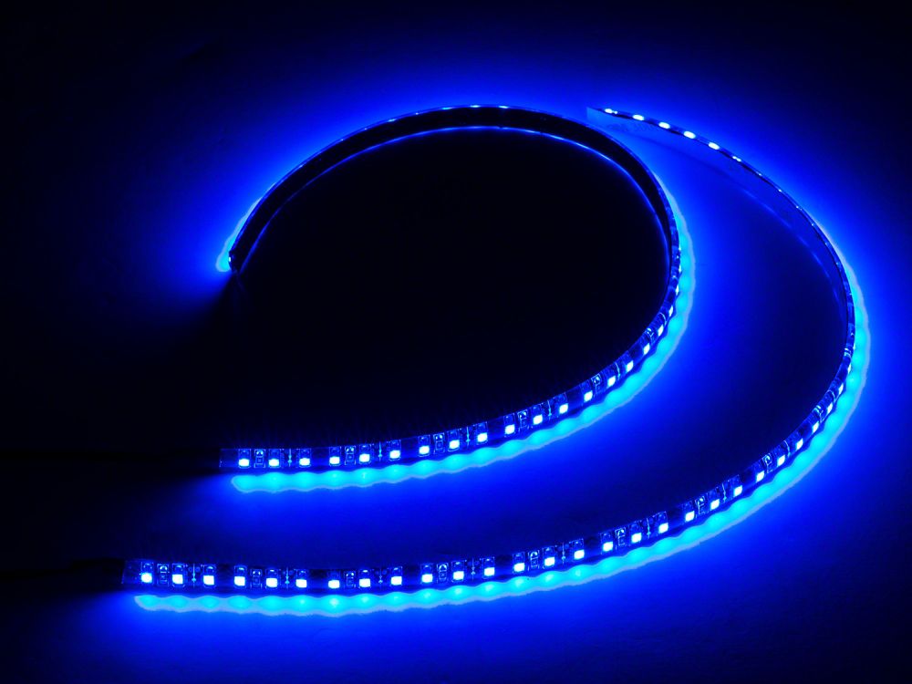 Raxiom Axial Series 15-Inch LED Strips; Blue (Universal; Some Adaptation May Be Required)