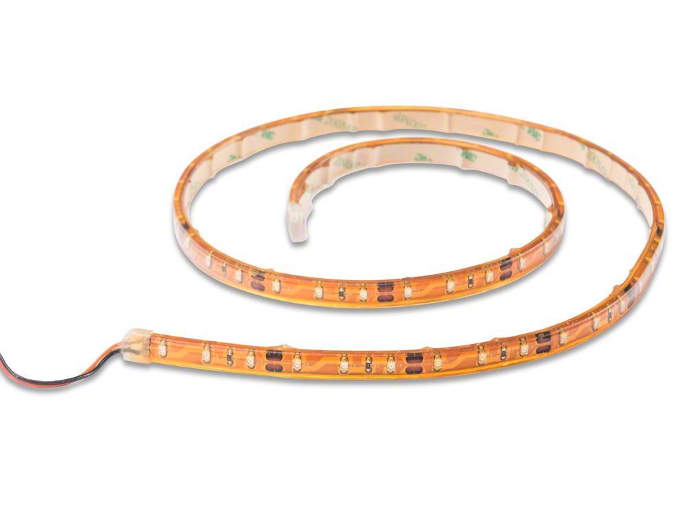 Raxiom Axial Series Flexible 36-Inch LED Strip; Amber (Universal; Some Adaptation May Be Required)