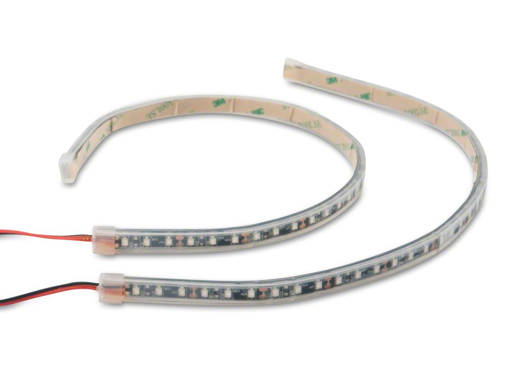 Raxiom Axial Series 15-Inch LED Strips; Red (Universal; Some Adaptation May Be Required)
