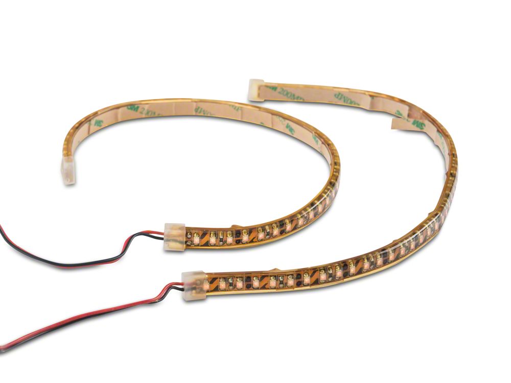 Raxiom Axial Series 15-Inch LED Strips; Amber (Universal; Some Adaptation May Be Required)