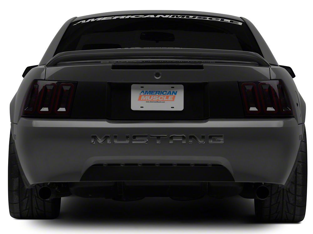 Raxiom Icon LED Tail Lights and Sequential Tail Light Kit; Black Housing; Smoked Lens (99-04 Mustang, Excluding 99-01 Cobra)