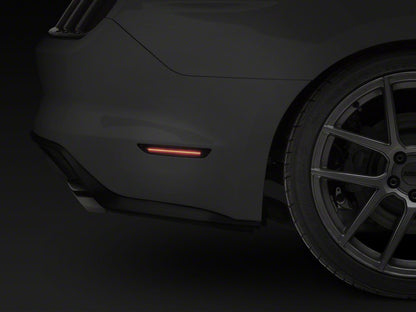 Raxiom Axial Series LED Side Marker Lights; Rear; Smoked (15-23 Mustang)