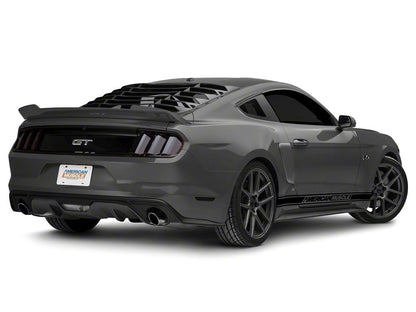 Raxiom Axial Series LED Side Marker Lights; Rear; Smoked (15-23 Mustang)