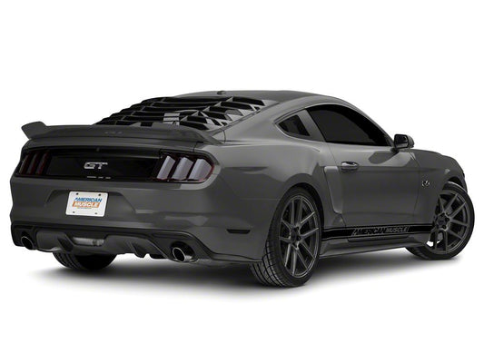 Raxiom Axial Series LED Side Marker Lights; Rear; Smoked (15-23 Mustang)