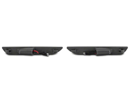 Raxiom Axial Series LED Side Marker Lights; Rear; Smoked (15-23 Mustang)