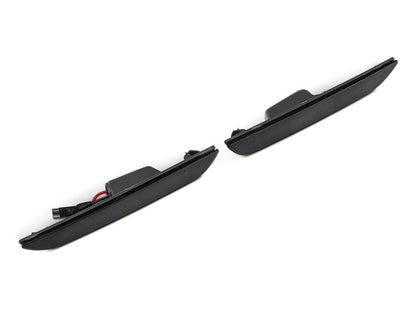 Raxiom Axial Series LED Side Marker Lights; Rear; Smoked (15-23 Mustang)