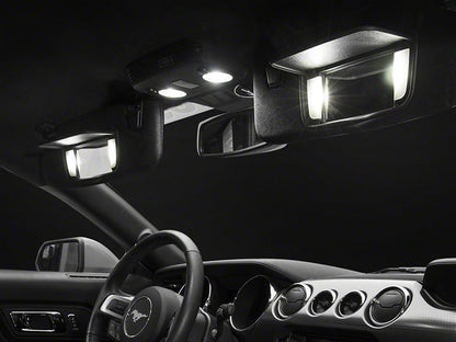 Raxiom Axial Series Stage 2 Interior LED Lighting Kit; Cool White (15-23 Mustang)