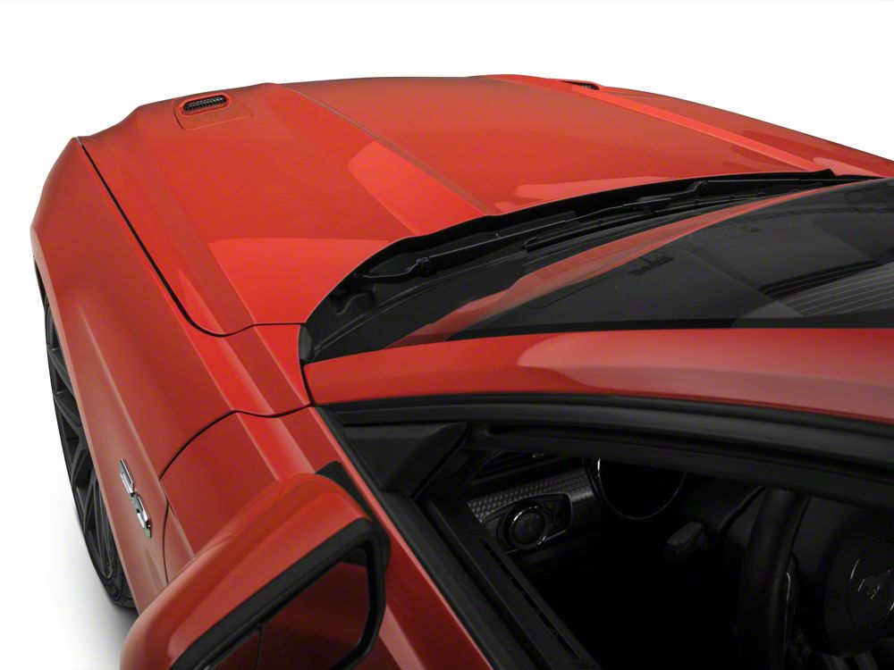 Raxiom Axial Series Hood Mount Turn Signal Kit; Amber LED (15-17 Mustang GT)