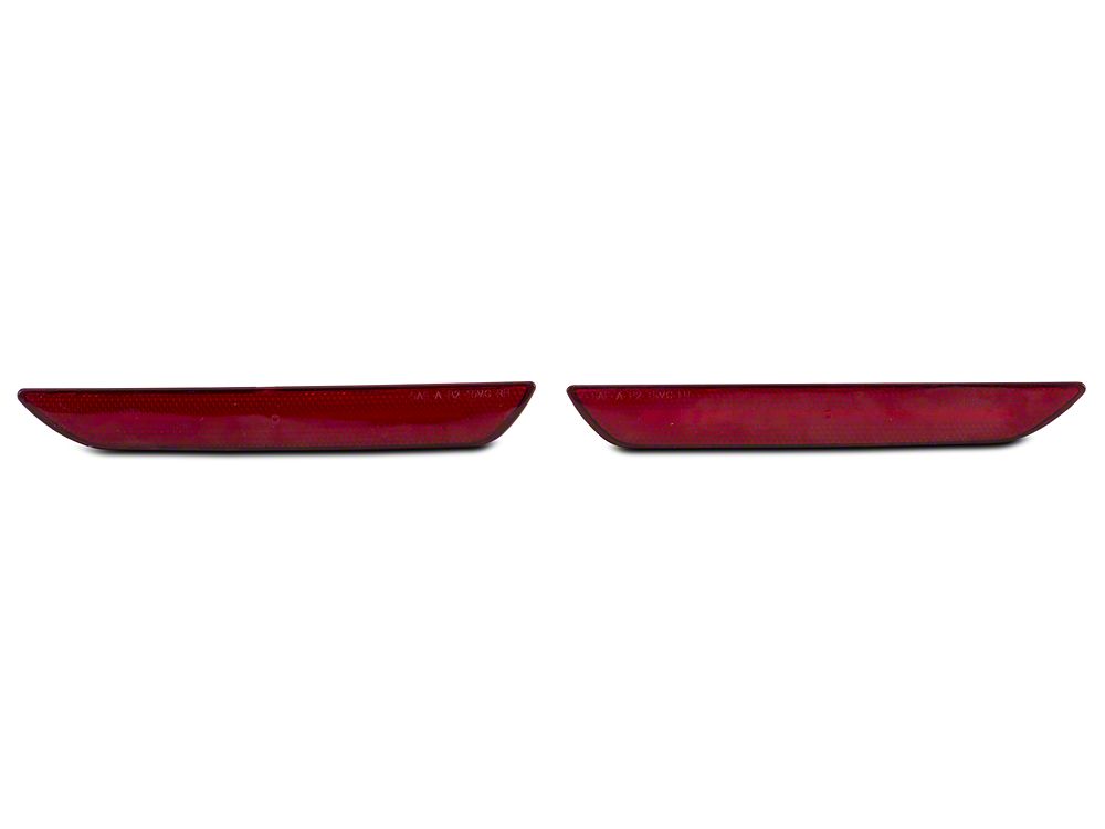 Raxiom Axial Series LED Side Marker Lights; Rear; Red (15-23 Mustang)