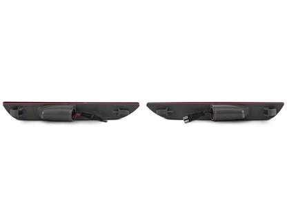 Raxiom Axial Series LED Side Marker Lights; Rear; Red (15-23 Mustang)