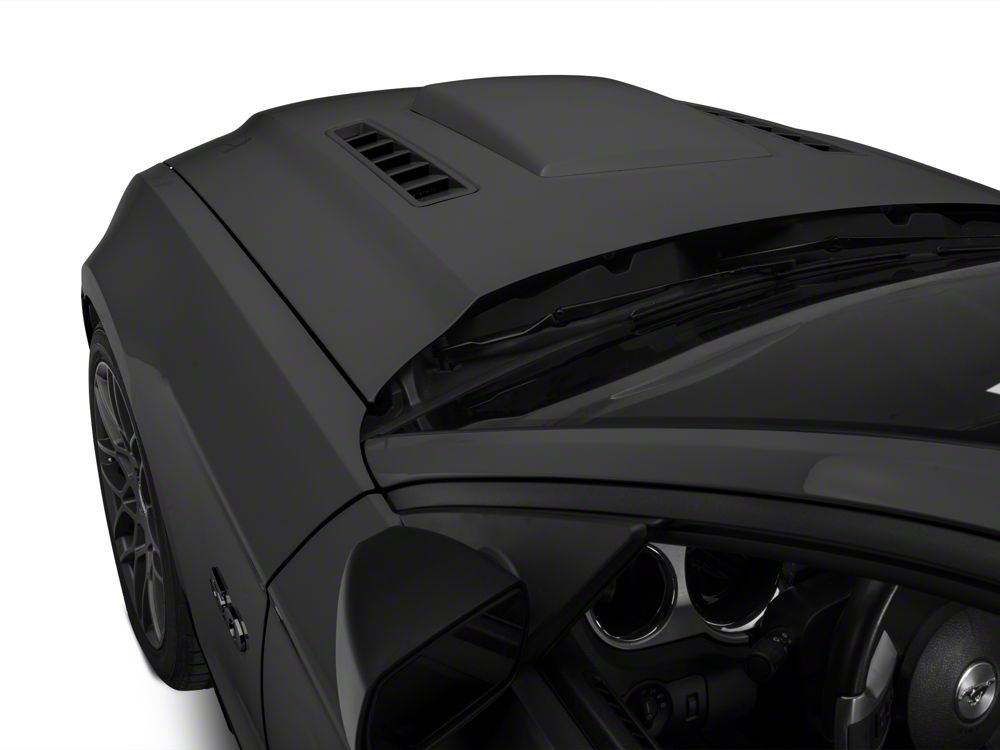 Raxiom Axial Series Hood Mount LED Turn Signal Kit; Red (05-14 Mustang)