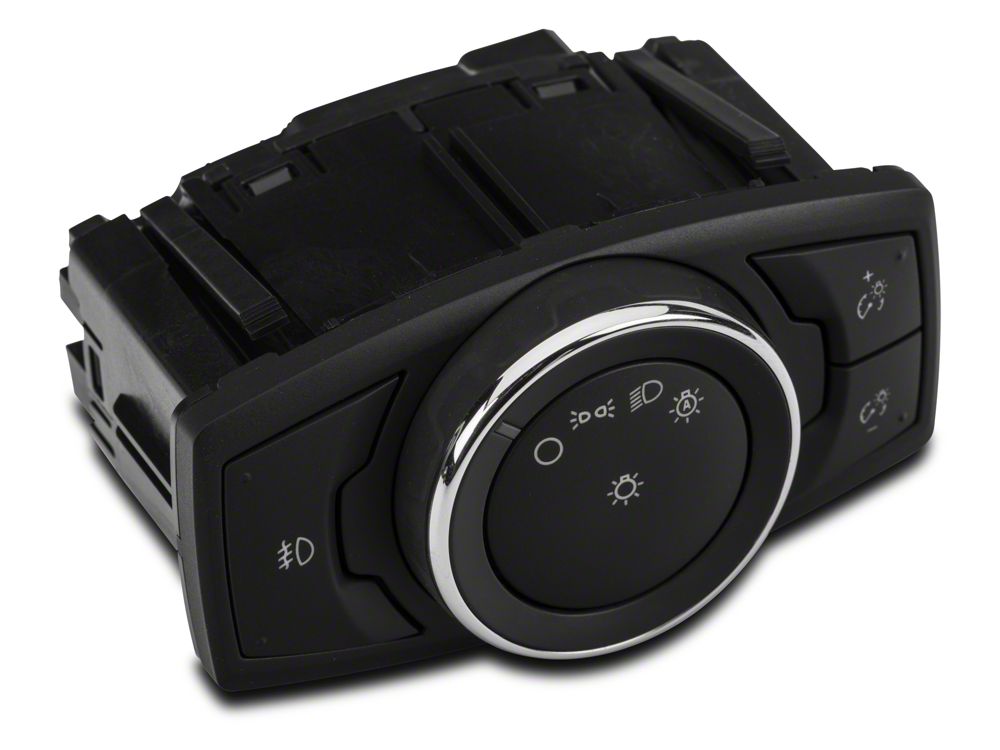 Raxiom Headlight and Fog Light Switch with Wiring Harness (15-17 Mustang V6)