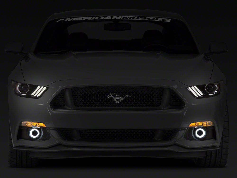Raxiom LED Halo Fog Lights (15-17 Mustang w/ Factory Fog Lights)