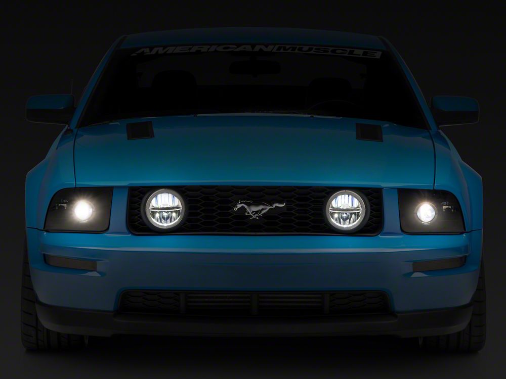 Raxiom Axial Series LED Halo Fog Lights (05-09 Mustang GT)
