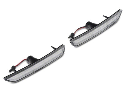 Raxiom Axial Series LED Side and Quarter Marker Lights; Clear (10-14 Mustang)