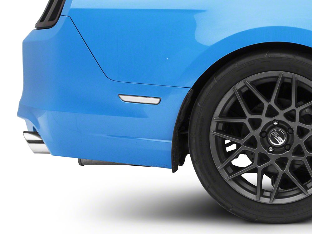 Raxiom Axial Series LED Side and Quarter Marker Lights; Clear (10-14 Mustang)