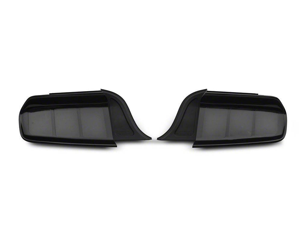 Raxiom Profile LED Tail Lights; Gloss Black Housing; Smoked Lens (15-23 Mustang)