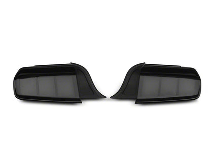 Raxiom Profile LED Tail Lights; Gloss Black Housing; Smoked Lens (15-23 Mustang)