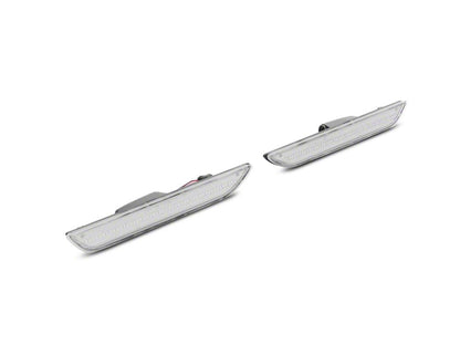 Raxiom Axial Series LED Side Marker Lights; Rear; Clear (15-23 Mustang)