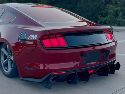 Raxiom Axial Series LED Side Marker Lights; Rear; Smoked (15-23 Mustang)