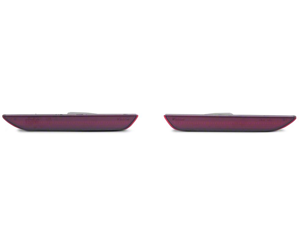 Raxiom Axial Series LED Side Marker Lights; Rear; Red (15-23 Mustang)